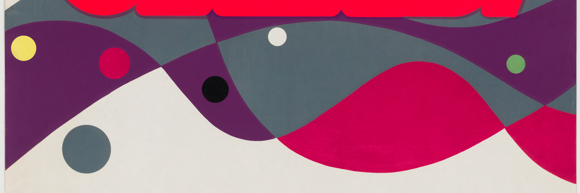 Hiroshi Ohchi. Radio. 1954. Silkscreen, 40 1/2 × 28 1/4″ (102.9 × 71.8 cm). The Museum of Modern Art, New York. Gift of the designer