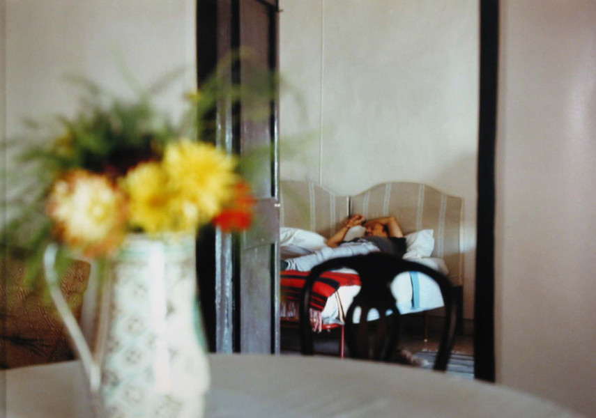 JoAnn Verburg (American, b. 1950). Untitled (Jim Sleeping, Spoleto). 1988. Chromogenic color print, 20 × 29 1/4″ (50.8 × 74.3 cm). The Museum of Modern Art, New York. E.T. Harmax Foundation Fund