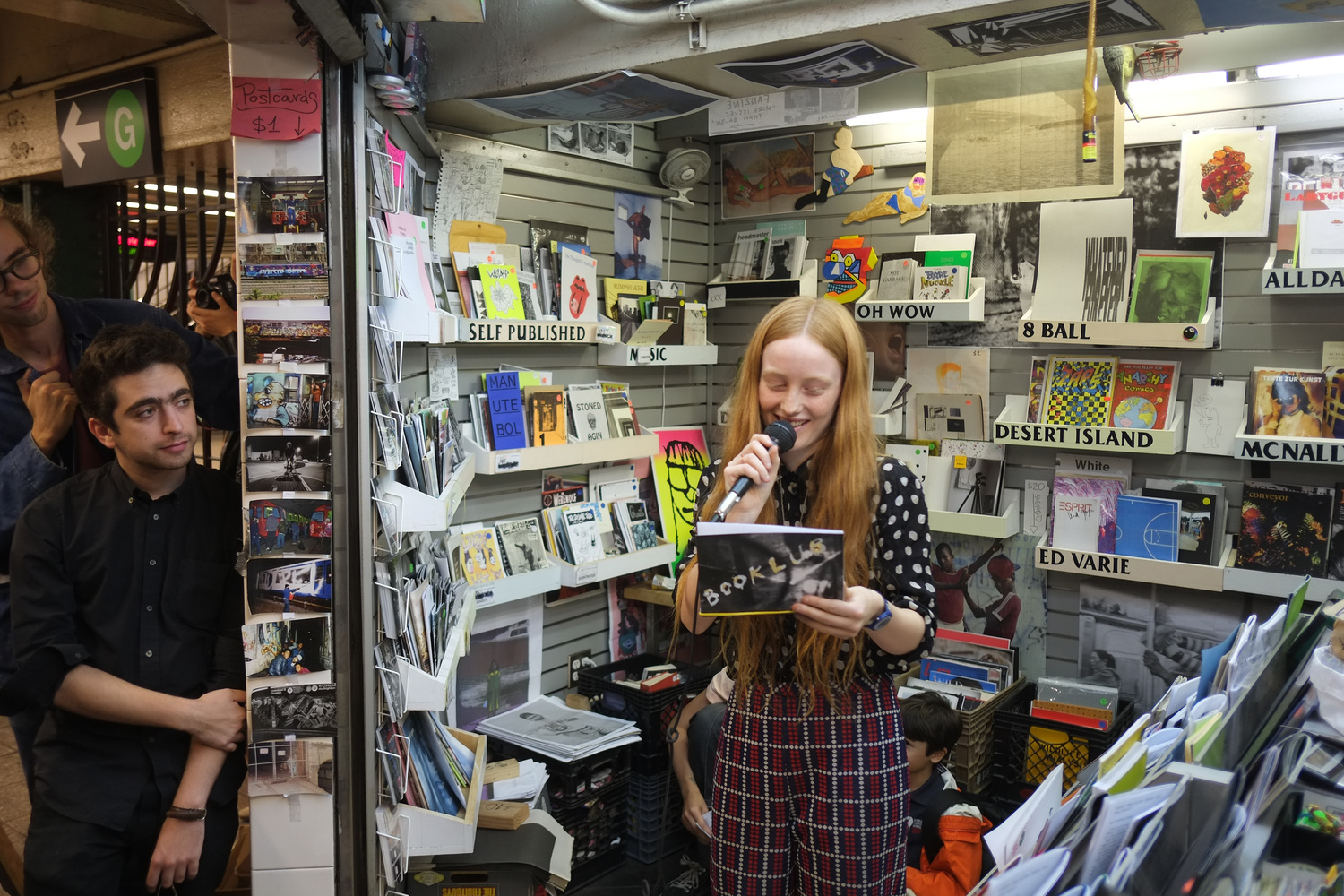BOOKLUB at The Newsstand, 2013. Photograph: Lele Saveri