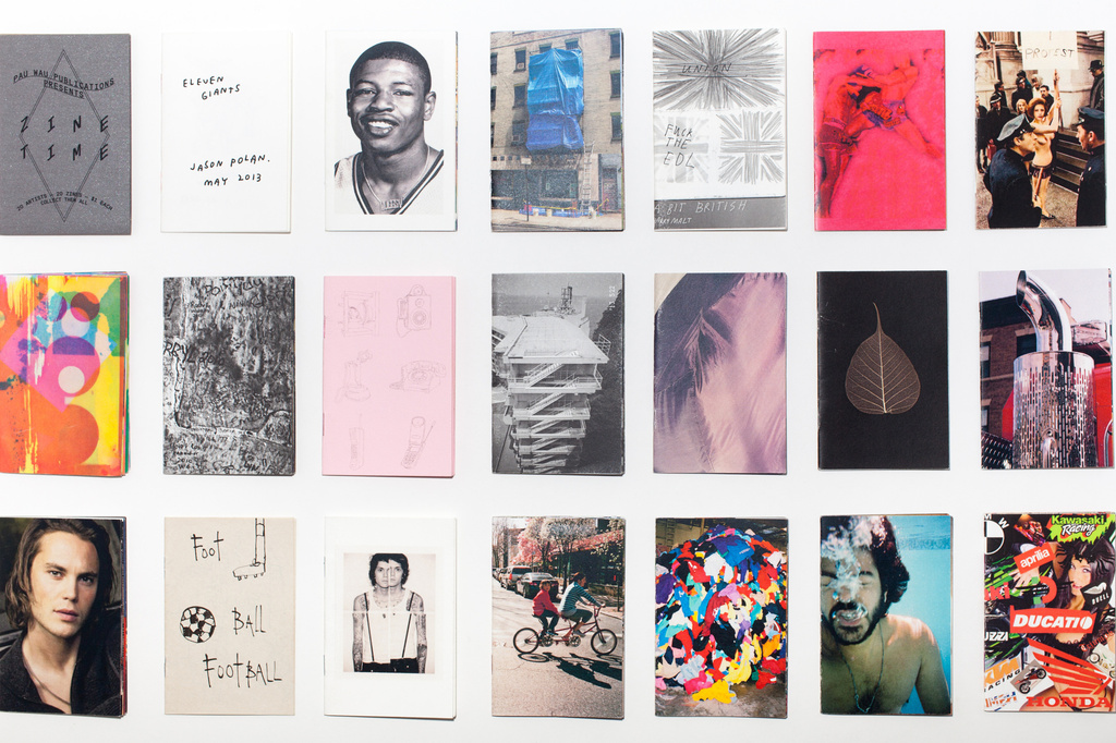 Pau Wau Publications from Zine Time, June 16, 2013. Photograph: Dave Geeting