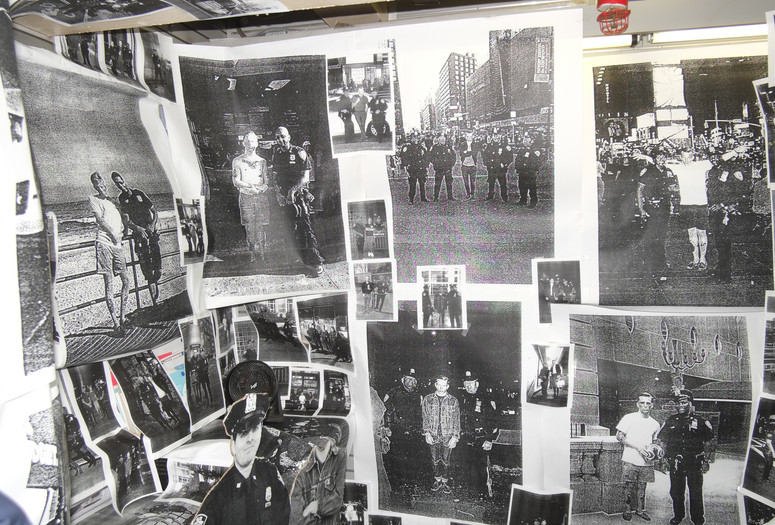 *Me with Cops​*​ at ​​​The Newsstand​, ​September 22, 2013​. Photograph: ​Lele Saveri​
