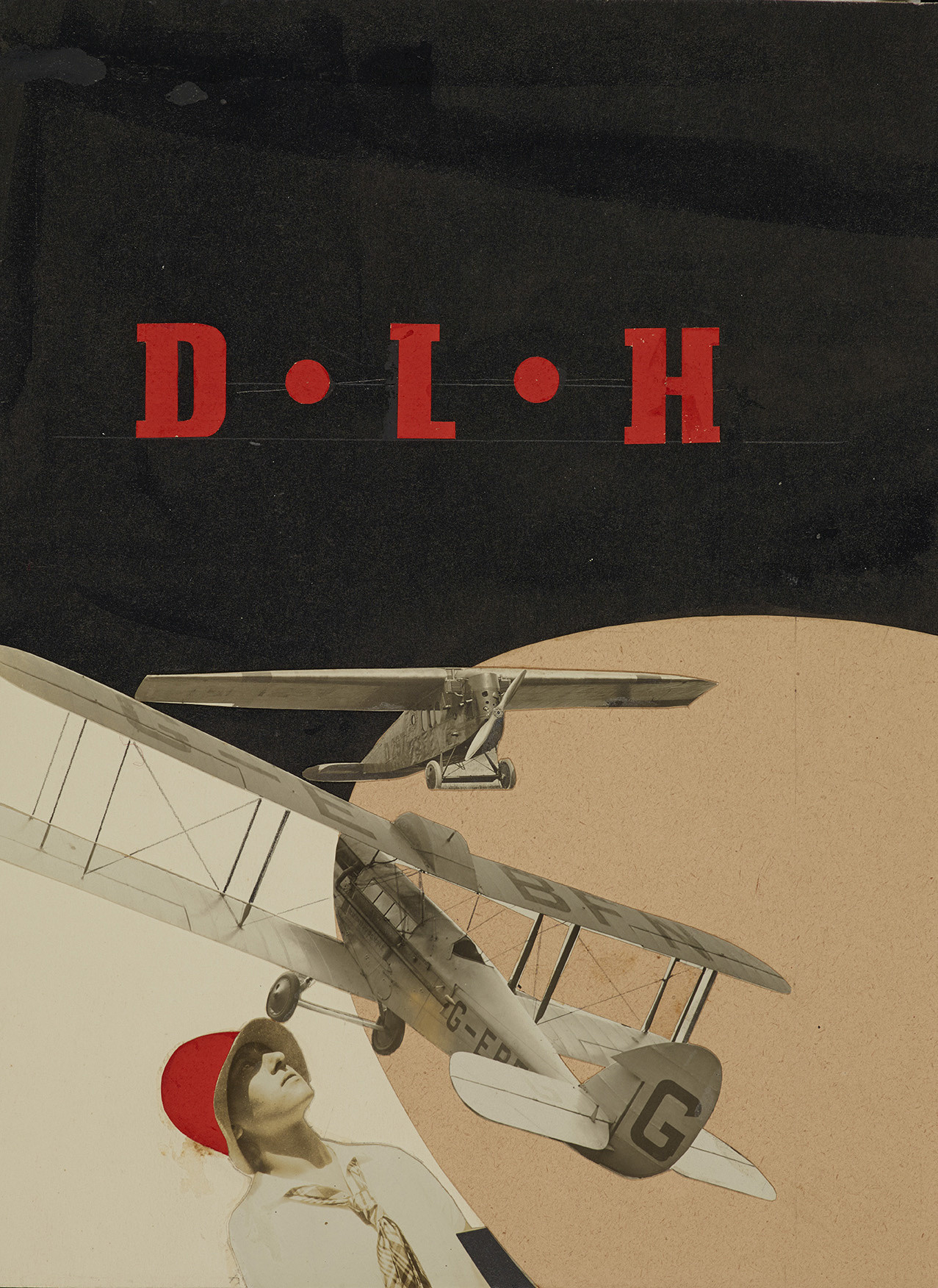Grete Stern. D.L.H.. 1925. Photocollage, 8 7⁄16 × 6 5⁄16" (21.5 × 16 cm). Museum Folkwang, Essen, Germany