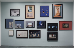 Barbara Bloom. Framing Wall. 1977–2015. Pigmented inkjet prints and photolythographs, printed and custom matted 2015. The Museum of Modern Art, New York. Gift of John Baldessari. Photo: John Wronn