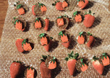 Lucas Blalock. Strawberries (fresh forever). 2014. Pigmented inkjet print, 15 3/4 x 19 3/4” (40 x 50.2 cm). Courtesy the artist and Ramiken Crucible, New York. © 2015 Lucas Blalock