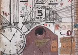 Joaquín Torres-García (Uruguayan, 1874–1949). Hoy (Today). c. 1919. Collage and tempera on cardboard, 20 11/16 × 14 3/4″ (52.5 × 37.5 cm). IVAM, Institut Valencià d’Art Modern, Generalitat. © Sucesión Joaquín Torres-García, Montevideo 2015. Photo: Juan García Rosell