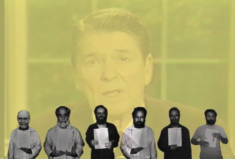 The Atlas Group/Walid Raad. Hostage: The Bachar tapes (English version). 2001. Video (color, sound), 16:17 min. The Museum of Modern Art, New York. Gift of the Jerome Foundation in honor of its founder, Jerome Hill, 2003. © 2015 Walid Raad