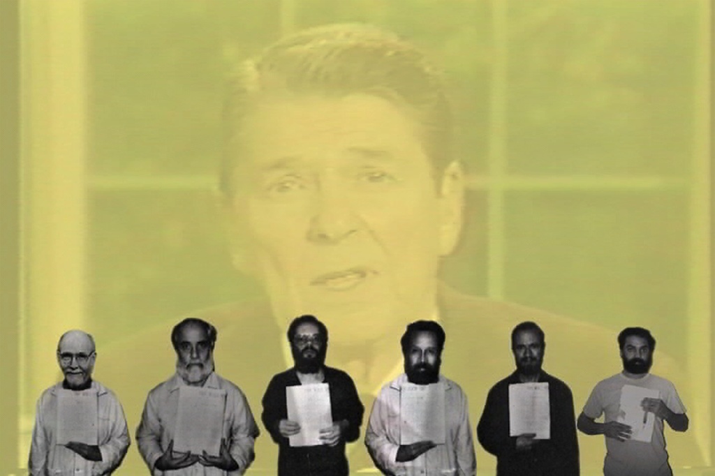 The Atlas Group/Walid Raad. Hostage: The Bachar tapes (English version). 2001. Video (color, sound), 16:17 min. The Museum of Modern Art, New York. Gift of the Jerome Foundation in honor of its founder, Jerome Hill, 2003. © 2015 Walid Raad