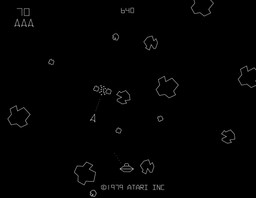 Lyle Rains (British) and George “Ed” Logg (American, b. 1948), Atari Inc. (USA, est. 1972). Asteroids. 1979. Gift of Atari Interactive, Inc., 2013