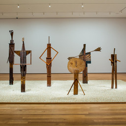 Installation view of Picasso Sculpture. The Museum of Modern Art, New York, September 14, 2015–February 7, 2016. © 2015 The Museum of Modern Art. Photo: Pablo Enriquez