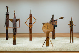 Installation view of Picasso Sculpture. The Museum of Modern Art, New York, September 14, 2015–February 7, 2016. © 2015 The Museum of Modern Art. Photo: Pablo Enriquez
