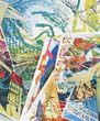 Martin Kippenberger. Content on Tour (Inhalt auf Reisen). 1992. Screenprint mounted on plywood, with unique alterations by the artist, 70 7/8 x 59" (180 x 150 cm). Publisher and printer: Edition Artelier, Graz, Austria. Edition: 3 this size; 5 for three smaller sizes. Collection Estate Martin Kippenberger, Galerie Gisela Capitain, Cologne. © Estate Martin Kippenberger, Galerie Gisela Capitain, Cologne. Photo: Lothar Schnepf, Cologne