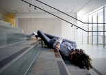 Rehearsal for Maria Hassabi&#39;s PLASTIC (2015), The Museum of Modern Art, October 30, 2015. Photograph © 2015 The Museum of Modern Art, New York. Photo: Julieta Cervantes