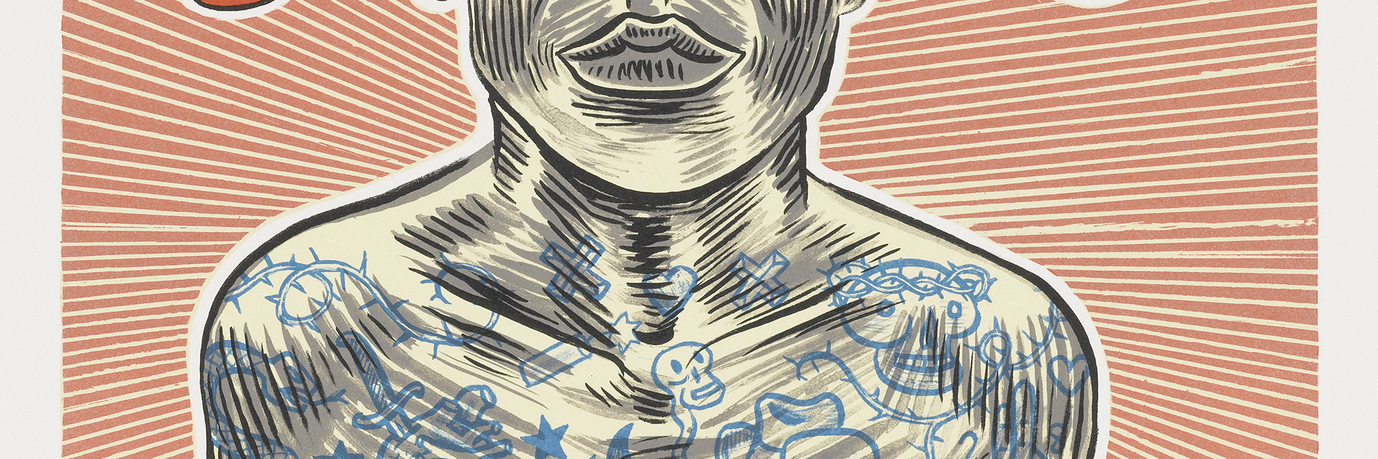 Conrad Botes. Secret Language II. 2005. Lithograph, composition: 17 11/16 × 14 15/16″ (45 × 38 cm). Publisher and printer: The Artists’ Press, White River, South Africa Edition: 30. The Museum of Modern Art. General Print Fund. © 2011 Conrad Botes