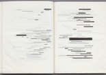 Marcel Broodthaers (Belgian, 1924–1976). Un Coup de dés jamais n’abolira le hasard (A throw of the dice will never abolish chance). 1969. Artist’s book, offset lithograph on transparent paper, page: 12 3/4 × 9 13/16&#34; (32.4 × 24.9 cm). Publisher: Wide White Space Gallery, Antwerp; Galerie Michael Werner, Cologne. Printer: Vereman, Antwerp. Edition: 90. The Museum of Modern Art, New York. Acquired through the generosity of Howard B. Johnson in honor of Riva Castleman, 1994. © 2016 Estate of Marcel Broodthaers/Artists Rights Society (ARS), New York/SABAM, Brussels