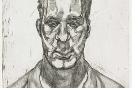 Lucian Freud. Kai. 1991–92. Sheet: 31 × 24 9/16″ (78.7 × 62.4 cm). Publisher: Matthew Marks Gallery, New York. Printer: Marc Balakjian at Studio Prints, London. Edition: 40. Courtesy Matthew Marks Gallery, New York. © 2008 Lucian Freud