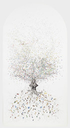 Paul Chan. Worldwide trash (thanks for nothing Hegel). 2004. Digital print, 88 × 44″ (223.5 × 111.8 cm). Publisher: the artist and Greene Naftali, New York. Printer: Silicon Gallery Fine Art Prints Ltd., Philadelphia. Edition: 5. The Museum of Modern Art. Linda Barth Goldstein Fund. © 2006 Paul Chan