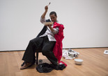 Trajal Harrell. The Return of La Argentina, 2015. The Museum of Modern Art, October 2015. Performer: Trajal Harrell. Photograph © 2015 The Museum of Modern Art, New York. Photo by Julieta Cervantes