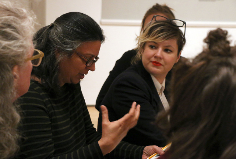 Art and Practice: Karen Finley, April 6, 2015. Photo: Manuel Molina Martagon. © The Museum of Modern Art