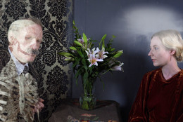 Tony Oursler. Still from Imponderable. 2015–16. 5-D multimedia installation (color, sound). 90 min. Courtesy the artist. © 2016 Tony Oursler