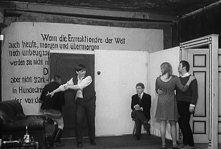 Der Bräutigam, die Komödiantin und der Zuhälter (The Bridegroom, the Actress, and the Pimp). 1968. West Germany. Written and directed by Danièle Huillet, Jean-Marie Straub