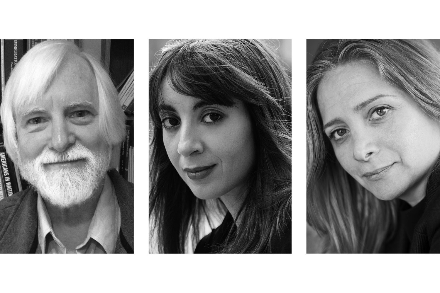 From left: Joseph Carens; Bouchra Khalili. Photo: Dustin Aksland/August; Samar Yazbek. Photo: Muhsin Akgun