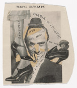 Francis Picabia. Tableau Rastadadaz. 1920. Cut-and-pasted printed paper on paper with ink, 7 1/2 x 6 3/4&#34; (19 x 17.1 cm). Gift of Abby Aldrich Rockefeller (by exchange). © 2016 Artists Rights Society (ARS), New York/ADAGP, Paris