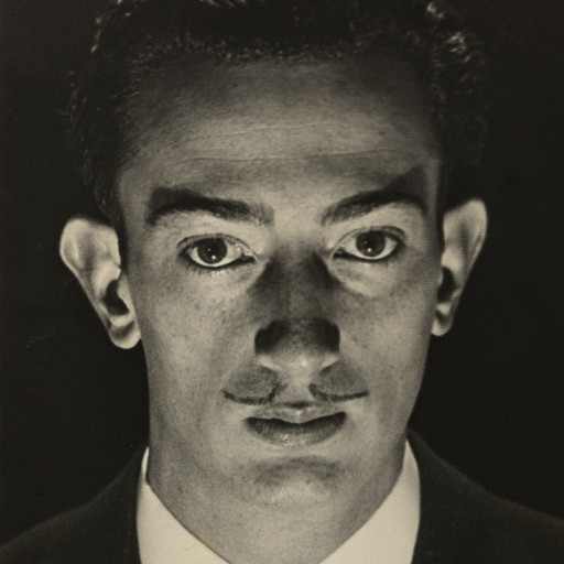 Man Ray (Emmanuel Radnitzky). Salvador Dali. 1929. Sitter: Salvador Dalí. Gelatin silver print, 9 × 7 1/16″ (22.9 × 17.9 cm). Gift of James Thrall Soby. © 2016 Man Ray Trust/Artists Rights Society (ARS), New York/ADAGP, Paris