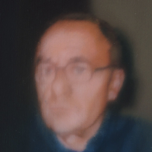 Gerhard Richter. Self-Portrait 1996. Oil on linen, 20 1/8 x 18 1/4&#34; (51.1 x 46.4 cm). Gift of Jo Carole and Ronald S. Lauder and Committee on Painting and Sculpture Funds. © 2016 Gerhard Richter