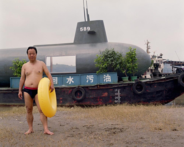 Patty Chang and David Kelley. Captain. 2007. Pigmented inkjet print, 40 × 50″ (101.6 × 127 cm). © Patty Chang and David Kelley