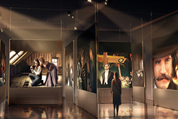 Dante Ferretti. Ferretti Labyrinth exhibition design. 2013. Mixed media. Courtesy the artist