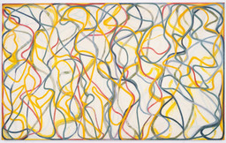 Brice Marden. Study for the Muses (Hydra Version). 1991–95/1997. Oil on linen, 83 × 135″ (210.8 × 342.9 cm). Private Collection. © 2006 Brice Marden/Artists Rights Society (ARS), New York