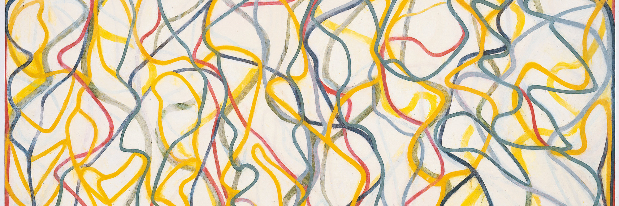 Brice Marden. Study for the Muses (Hydra Version). 1991–95/1997. Oil on linen, 83 × 135″ (210.8 × 342.9 cm). Private Collection. © 2006 Brice Marden/Artists Rights Society (ARS), New York