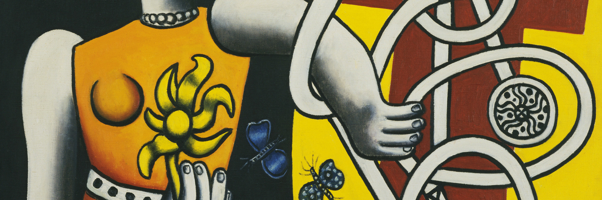 Fernand Léger. La Grande Julie (Big Julie). 1945. Oil on canvas. 44 × 50 1/8″ (111.8 × 127.3 cm). The Museum of Modern Art, New York. Acquired through the Lillie P. Bliss Bequest, 1945. Photograph © 1998 The Museum of Modern Art, New York. © Estate of Fernand Léger/Artists Rights Society (ARS), N.Y.