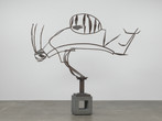 David Smith. Australia. 1951. Painted steel on cinder block base, overall 6′ 7 1/2″ × 8′ 11 7/8″ × 16 1/8" (202 × 274 × 41 cm); base 17 1/2 x 16 3/4 x 15 1/4" (44.5 x 42.5 x 38.7 cm). The Museum of Modern Art. Gift of William Rubin