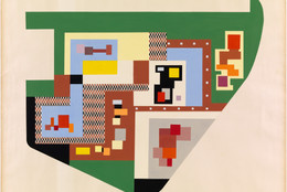 Roberto Burle Marx. Ibirapuera Park, Quadricentennial Gardens, project, São Paulo, Brazil, Plan, detail five. 1953. Gouache on board. Inter-American Fund. © 2016 Burle Marx &amp; Cia. Ltda