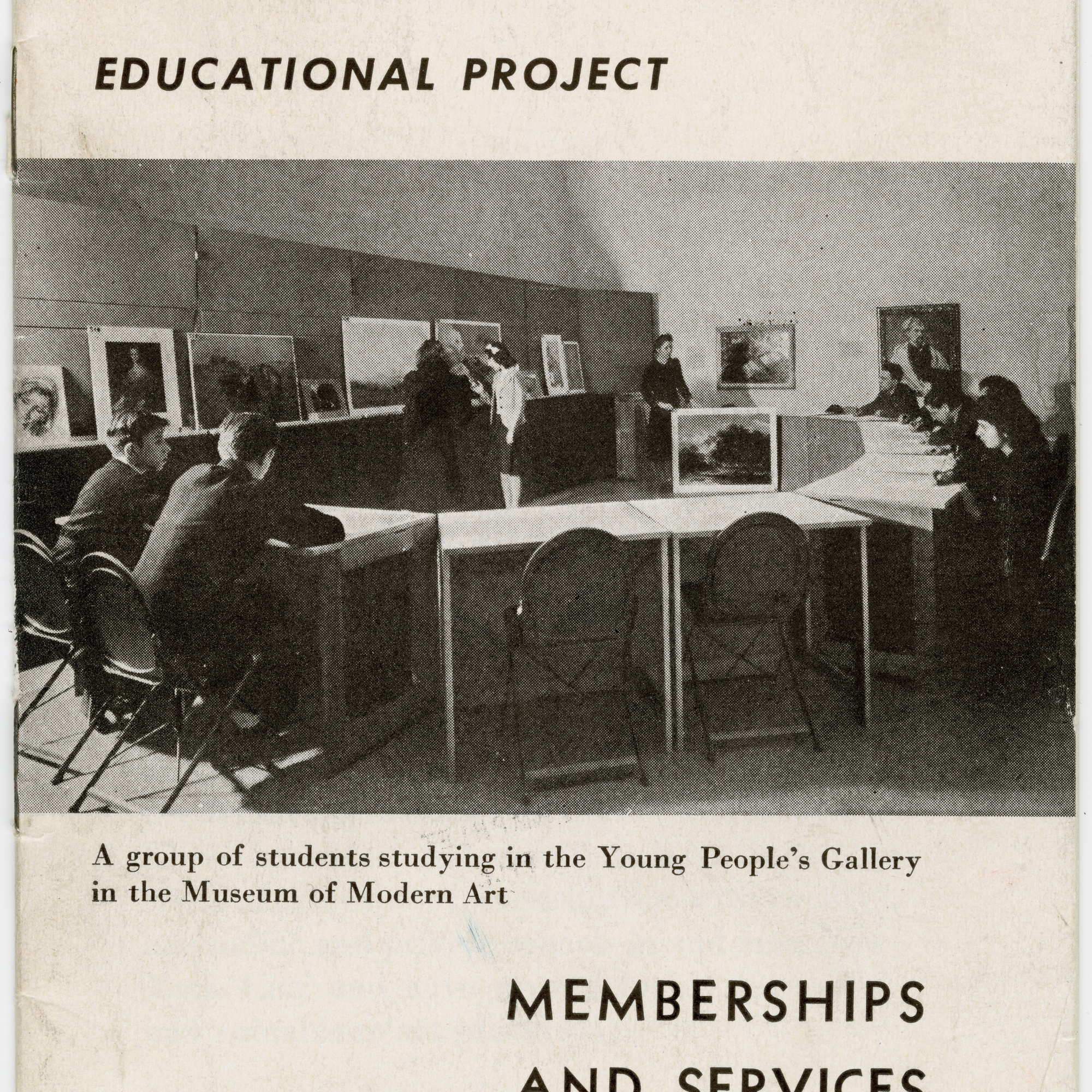 Brochure for the Educational Project at MoMA. 1939