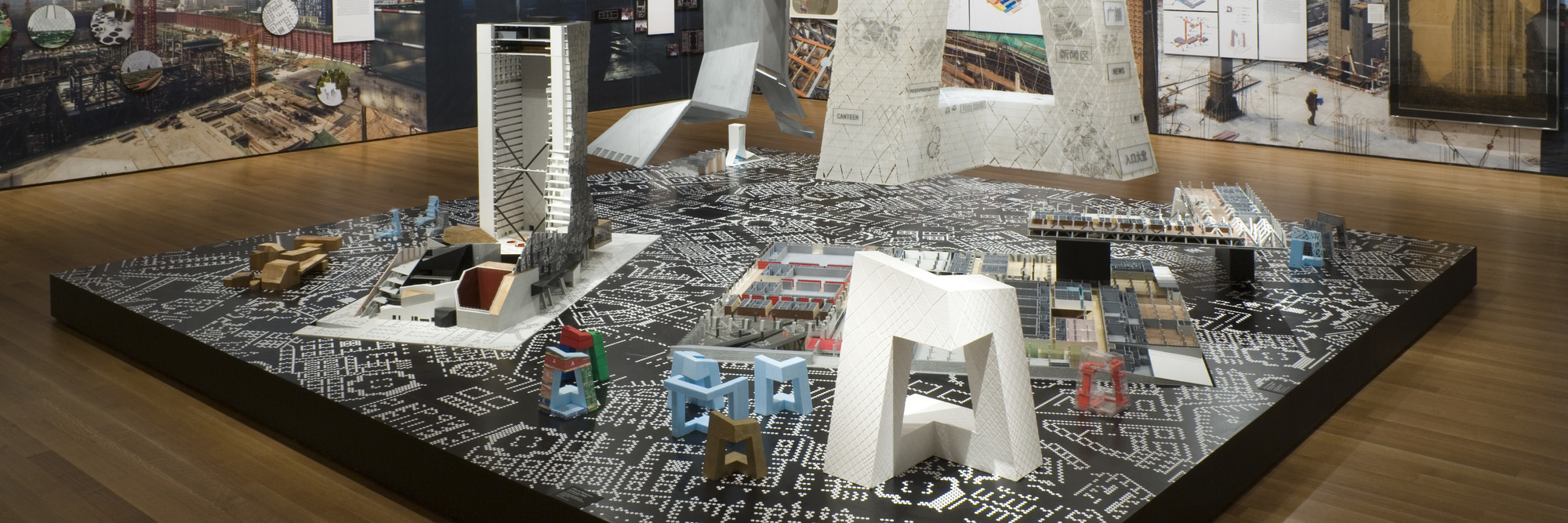 Installation view of OMA in Beijing. The Museum of Modern Art. Photo: Jonathan Muzikar