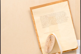 Documents from JLB, l. 14, from the James Lee Byars–Dorothy C. Miller Correspondence. Digital Image © MoMA, N.Y. Photo: Thomas Griesel