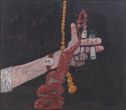 Philip Guston. Talking. 1979. Oil on canvas, 68 1/8″ × 6′ 6 1/4″ (173 × 198.8 cm). Gift of Edward R. Broida. © 2016 The Estate of Philip Guston
