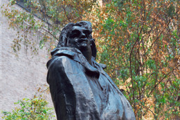 August Rodin. Monument to Balzac. 1897–98. Bronze (cast 1954), 8′ 10″ (269 cm) high, at base 48 1/4 × 41″ (122.5 × 104.2 cm). The Museum of Modern Art, New York. Presented in memory of Curt Valentin by his friends. Photograph © 1997 The Museum of Modern Art, New York