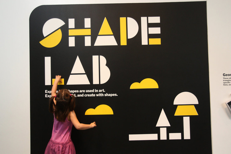 Shape Lab at The Museum of Modern Art, New York. Photo: Michael Nagle