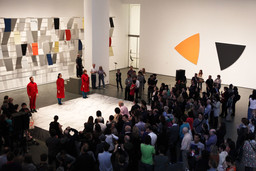 Paulina Olowska. Alphabet. 2005. Performed at the Museum of Modern Art, 2012. © 2012 Julieta Cervantes/The Museum of Modern Art