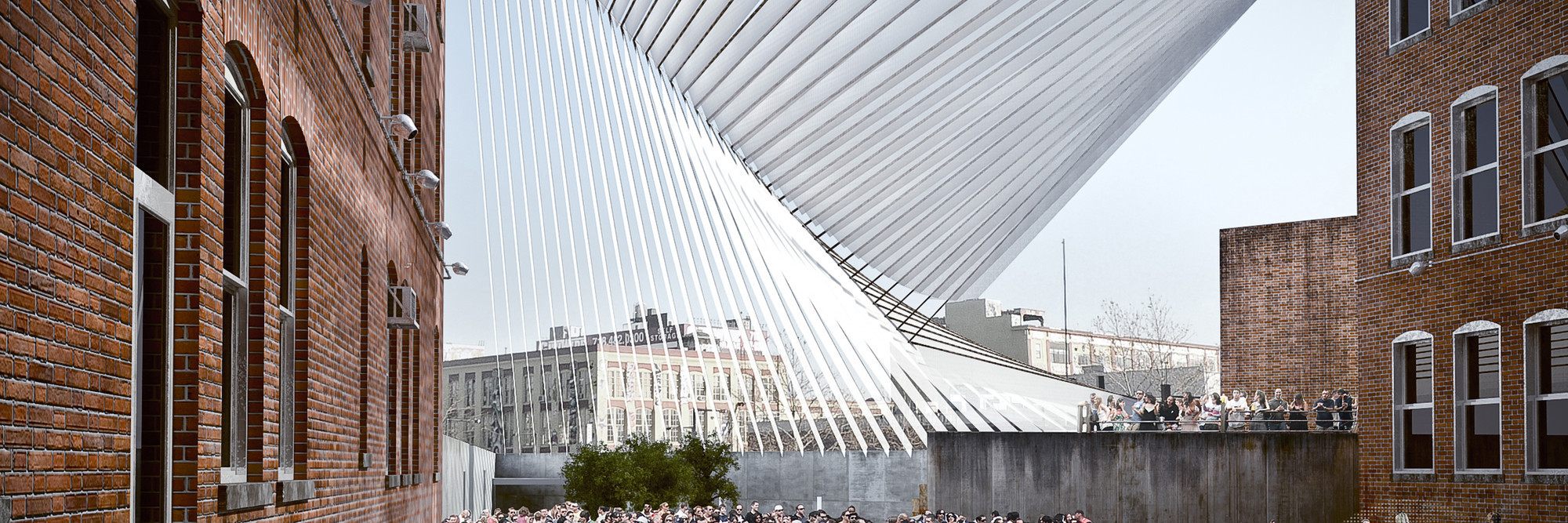 interboro Partners. Holding Pattern. Young Architects Program 2011, MoMA PS1, New York, winner. Digital rendering courtesy of Interboro Partners