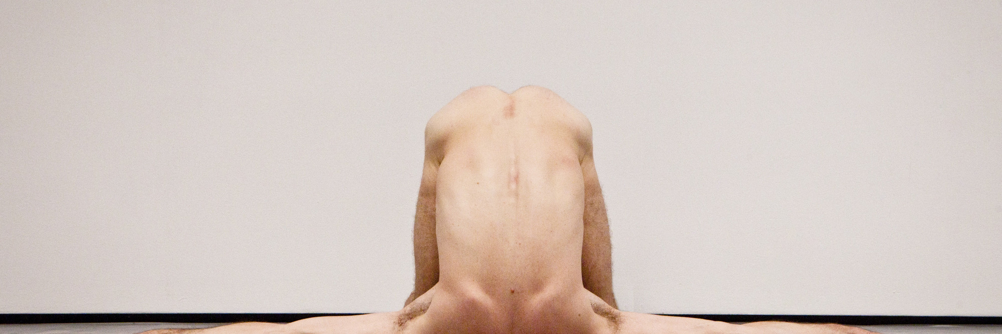 Xavier Le Roy. Self Unfinished. 1998. Performed at The Museum of Modern Art, 2011. © 2011 Yi-Chun Wu/The Museum of Modern Art