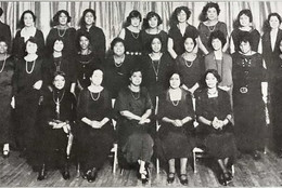 Photograph of members of The Utopia Neighborhood Club, New York City. As published in The Crisis, March 1923. Reference image for Steffani Jemison&#39;s Promise Machine, 2014–15