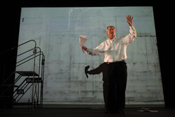 William Kentridge. I am not me, the horse is not mine. 2010. Performed at The Museum of Modern Art, 2010. © 2010 William Kentridge. Photo: Paula Court