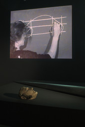 Joan Jonas. Mirage (installation detail). 1976/1994/2003. The Museum of Modern Art, New York. Gift of Richard Massey, Clarissa Alcock Bronfman, Agnes Gund, and Committee on Media Funds. Courtesy Yvon Lambert, Paris and New York