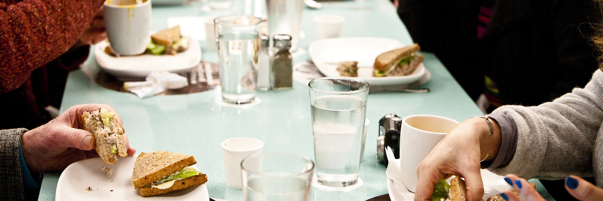 Alison Knowles. The Identical Lunch. 1973. Performed at The Museum of Modern Art, 2011. © 2011 Yi-Chun Wu / The Museum of Modern Art
