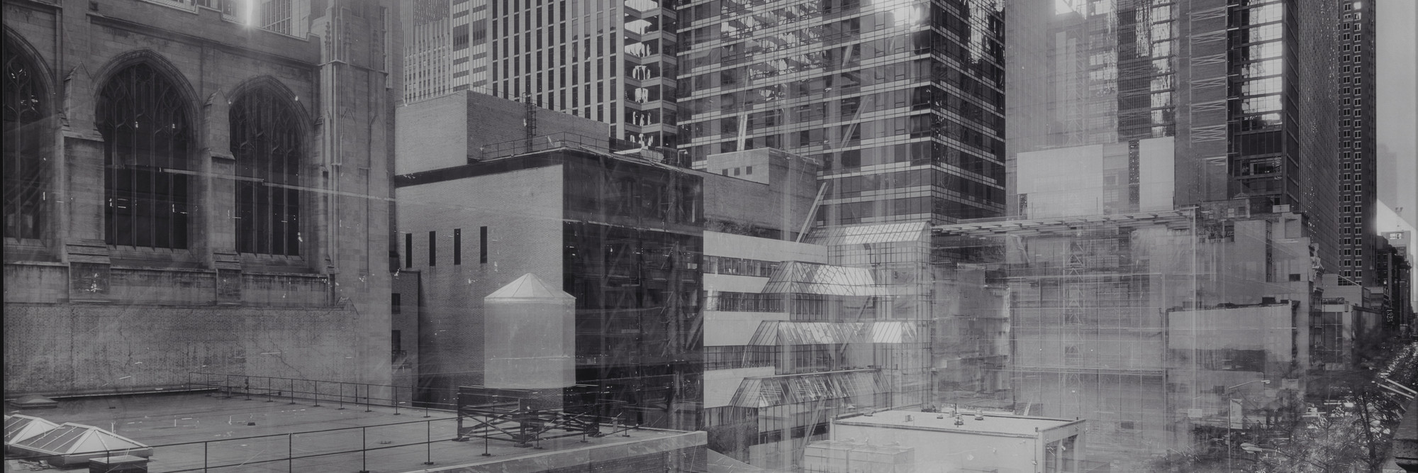 Michael Wesely. 7 August 2001–7 June 2004 The Museum of Modern Art, New York. 2001–04. Chromogenic color print, 78 3/4 × 108 1/4″ (200 × 275 cm). Purchase. © 2016 Artists Rights Society (ARS), New York / VG Bild-Kunst, Bonn
