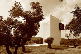 Emilio Ambasz. House of Spiritual Retreat, outside Seville, Spain. 2004. Photo © 2005 Michele Alassio